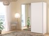 Kleiderschrank Swing in weiß mit Spiegel 178 cm Bild 4