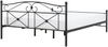 Metallbett schwarz Lattenrost 180x200 cm RODEZ Bild 5