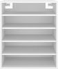 vidaXL Schuhschrank Weiß 60 x 35 x 70 cm Spanplatte [808936] Bild 4