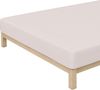 Schlafgut Spannbettlaken Premium, Gummizug: rundum, (1 Stück), Mako-Zwirn-Jersey, Sand Light, XL 180x200 cm - 200x220 cm Bild 3