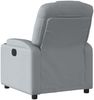 vidaXL Relaxsessel Hellgrau Stoff 372365 Bild 5