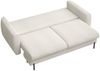 Selsey 'Rane' Sofa mit Schlaffunktion und Bouclé-Bezug, cremeweiß, ca. 90 x 236 x 102 cm Bild 4
