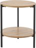 Beistelltisch Kuopio 50xØ40cm Schwarz/Holzoptik [en. casa] Bild 5