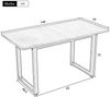 Flieks Essgruppe, (Set, 5-tlg, Tisch mit 4 Stühlen), Esstisch mit 4 Stühlen Set Küchetisch Esszimmerstuhl Rattan Bild 3