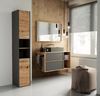 TOPESHOP BADKOMMODE S30 Laminierte Spanplatte Anthrazit/Artisan 30x30x170 cm (H 170 x T 30 x B 30 cm) Bild 3