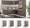 Küchenunterschrank R-Line Edelgrau 60 cm , AP Anthrazit Vicco Bild 2
