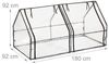 Relaxdays Folienfrühbeet PVC mit 2 Türen Bild 5