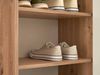 moebel-dich-auf Kompaktgarderobe MONTE CARLO (mit Spiegel in Artisan Eiche, Weiß, Flurgarderobe BxHxT 122x195x35 cm) mit Bank, Paneel, Schuhkommode, Schubkasten und Spiegelschrank Bild 4