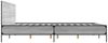 vidaXL Bettgestell Grau Sonoma 200x200 cm Holzwerkstoff und Metall 3280020 Bild 5