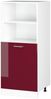 Küchenfront R-Line Rot Hochglanz 59.6 x 71.3 cm Möbelfront für den Backofenumbauschrank (halb) Vicco Bild 5