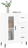 vidaXL Sideboard Hochglanz-Weiß 69,5x34x90 cm Holzwerkstoff 828062 Bild 3
