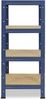 shelfplaza HOME 100x30x30 cm Schwerlastregal in blau mit 4 Böden und 175 kg Traglast pro Boden Bild 4