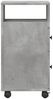 vidaXL Badschrank Schmal mit Rollen Betongrau Holzwerkstoff 855235 Bild 5