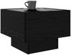 vidaXL Couchtisch Schwarz Eichen-Optik 40 x 40 x 30 cm Holzwerkstoff 879658 Bild 3