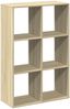 vidaXL Raumteiler-Bücherregal Sonoma-Eiche 69,5x29x103,5 cm 858014 Bild 2