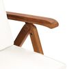 vidaXL Garten-Liegestühle 2 Stk. mit Auflagen Massivholz Teak 48983 Bild 5