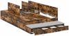 vidaXL Aufbewahrungsbettgestell Geräucherte Eiche 120 cm Holzwerkstoff 3335689 Bild 3