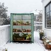 Home Nature Wohnkonzept Gewächshaus, Tomatengewächshaus, Stabil, Winterfest, für Balkon und Garten, Grün, 170 × 70 × 130 cm Bild 3