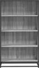 vidaXL Bücherregal Grau Sonoma 80,5x35x139 cm Holzwerkstoff 3300848 Bild 4