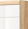 Badmöbel Set Mambo in weiß Hochglanz und Eiche 4-teilig 112 cm Bild 3