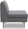 Gartenlounge Sessel Braelyn 70x82x82 mit Outdoorbezug in anthrazit Bild 3