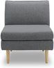 Gartenlounge Sessel Braelyn 70x82x82 mit Outdoorbezug in anthrazit Bild 2