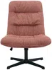 Vente-unique - SELENDO Sessel Stoff Rot - B 77 cm x H 104 cm93 cm x L 68 cm Bild 2