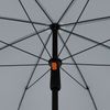Doppler Sonnenschirm / Mittelmastschirm "myZONE 200 Manual", hellgrau, Ø 200 cm Bild 5
