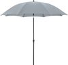 Doppler Sonnenschirm / Mittelmastschirm "myZONE 200 Manual", hellgrau, Ø 200 cm Bild 1