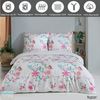 Buymax Bettwäsche Vilatis, Renforce: 100% Baumwolle, 2 teilig, Bettbezug-Set, 155x220 cm, mit Reißverschluss, Schmetterling Weiß Rosa Bild 2