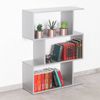 RICOO Standregal 97 x 70 x 25 cm grau – Bücherregal Wandregal Wohnzimmer WM072-PL Bild 4