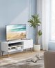 Vasagle Lowboard Fernsehtisch, 120cm lange, Fernseher bis zu 55 Zoll, Weiß Bild 2