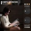 LQWELL LED Schreibtischlampe LED Leselampe Nachttischlampe Leselampe Tisch Buch Klemme im Bett, LED fest integriert, 3 Farbtemperaturen, 10 Helligkeitsstufen, stufenlos dimmbar, 360° flexibles Buchlicht, Für Kinder und Buchliebhaber, ideal für Büro, Sc... Bild 4