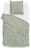 Zo! Home Cotton Bettwäsche 135x200 Paisley di Lino Moss Green grün meliert Bild 5