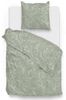 Zo! Home Cotton Bettwäsche 135x200 Paisley di Lino Moss Green grün meliert Bild 4