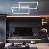 LED Deckenlampe, dimmbar, Fernbedienung, L 75 cm, IVEN Bild 2