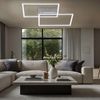 LED Deckenlampe, dimmbar, Fernbedienung, L 75 cm, IVEN Bild 3