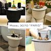 COOTAB Cooler Table PARIS 3-in-1 Loungetisch mit Acryl-Kühler - Champagner Bild 2