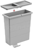 Hailo Inneneimer 1122455 ReadyBin 12 L 320 x 141 x 350 mm incl. Wandhalter hellgrau Bild 3