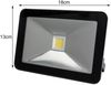 20 Watt LED Strahler ALU, 4000 Kelvin Neutralweiß, IP65, 13x18cm Bild 3