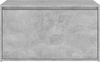 vidaXL Flurbank 80x40x45 cm Betongrau Holzwerkstoff 808670 Bild 5