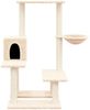 vidaXL Kratzbaum mit Sisal-Kratzsäulen Creme 94,5 cm 171639 Bild 3