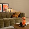 Bronx71 3-Sitzer Sofa Luca Chenille olive grün Bild 4