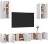 vidaXL 6-tlg. TV-Schrank-Set Weiß Holzwerkstoff 3188686 Bild 3