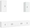 vidaXL 6-tlg. TV-Schrank-Set Weiß Holzwerkstoff 3188686 Bild 2