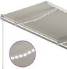 vidaXL Markise Manuell Einziehbar mit LED 350x250 cm Creme 3068882 Bild 5