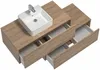 Vente-unique - TEANA Waschbeckenmöbel Beige - B 47 cm x H 32 cm x L 94 cm Bild 4