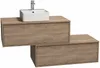 Vente-unique - TEANA Waschbeckenmöbel Beige - B 47 cm x H 32 cm x L 94 cm Bild 3