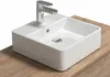 Vente-unique - TEANA Waschbeckenmöbel Beige - B 47 cm x H 32 cm x L 94 cm Bild 5
