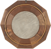 Wandspiegel ASEM 60 cm 60 cm Holz Braun Bild 4